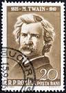 Mark Twain postage stamp