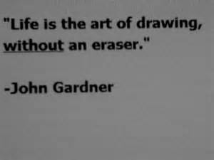 John Gardner life without an eraser
